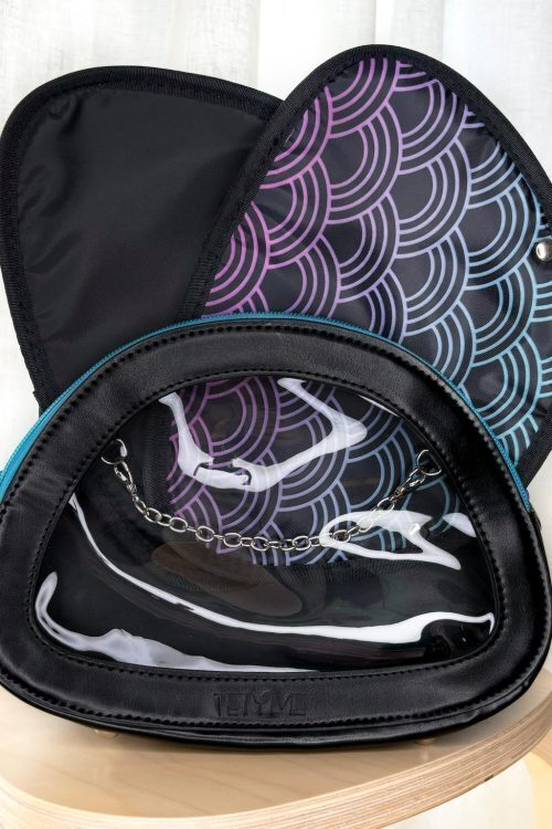 Gold Ita Bag with Clear Window