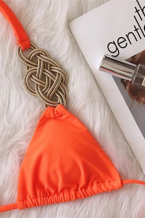Gold Knot Bikini Set