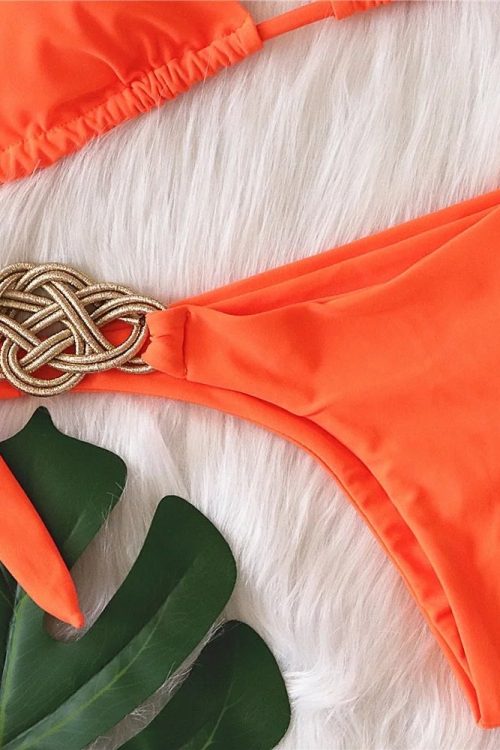 Gold Knot Bikini Set