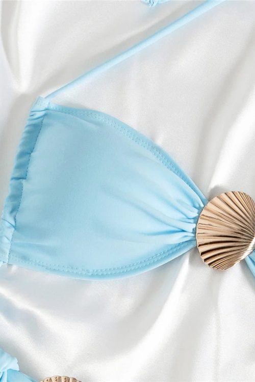 Gold Shell Bikini Set