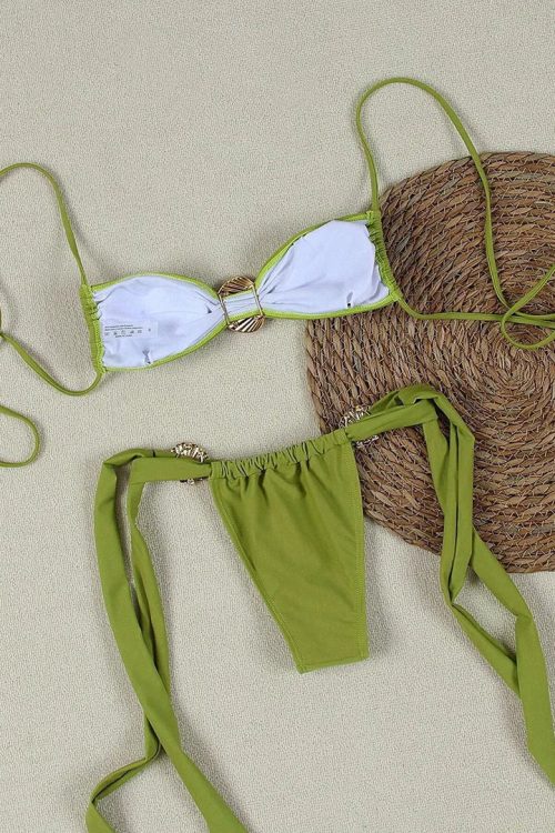 Gold Shell Bikini Set