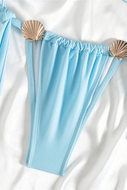 Gold Shell Bikini Set