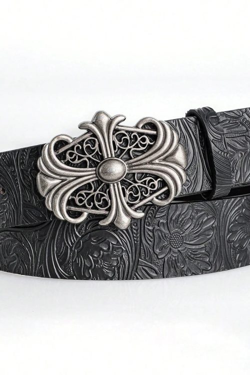 Goth Metal Cross Belt
