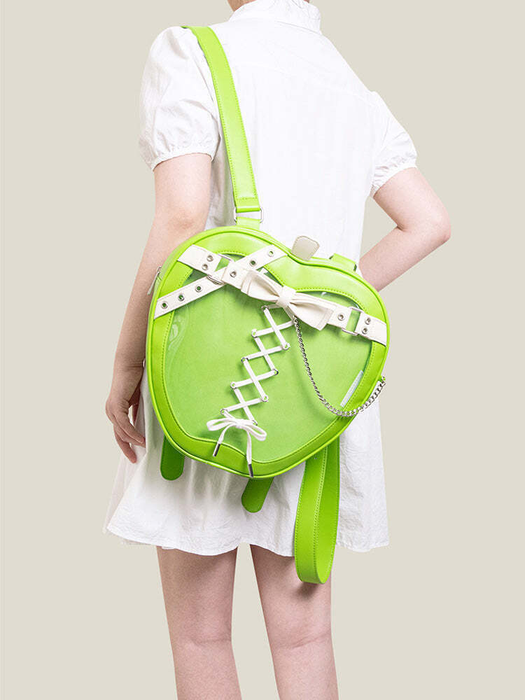 Gothic Apple Ita Backpack with Included Insert for Pin Display Gothic Apple Ita Backpack with Included Insert for Pin Display