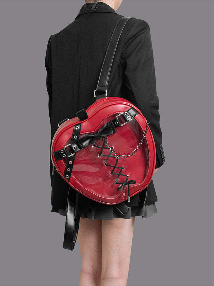 Gothic Apple Ita Backpack with Included Insert for Pin Display Gothic Apple Ita Backpack with Included Insert for Pin Display