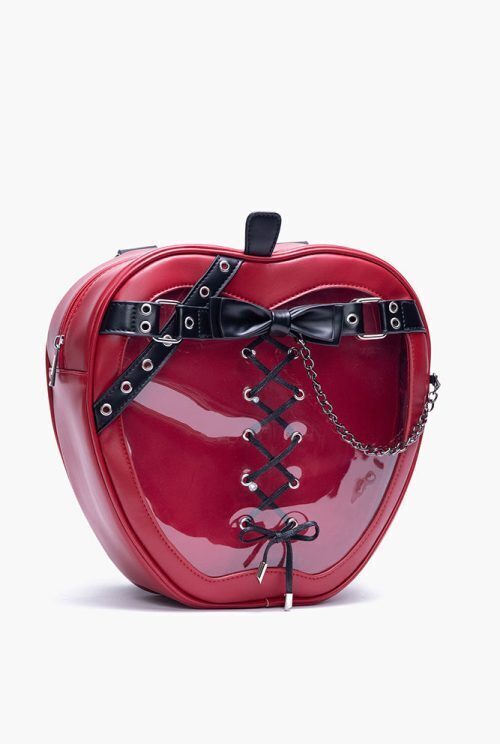 Gothic Apple Ita Backpack with Included Insert for Pin Display