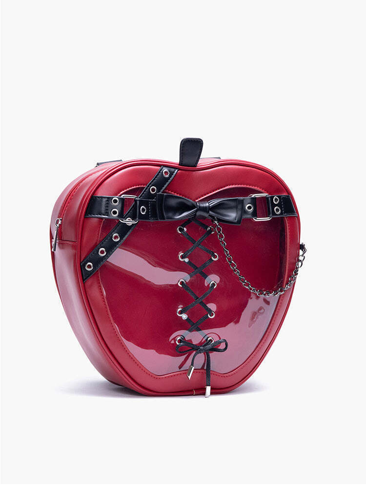 Gothic Apple Ita Backpack with Included Insert for Pin Display Gothic Apple Ita Backpack with Included Insert for Pin Display
