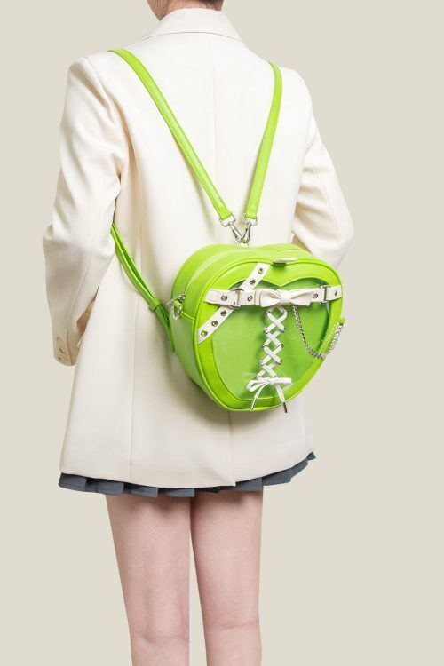 Gothic Apple Ita Backpack with Included Insert for Pin Display