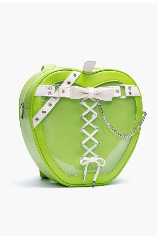Gothic Apple Ita Backpack with Included Insert for Pin Display