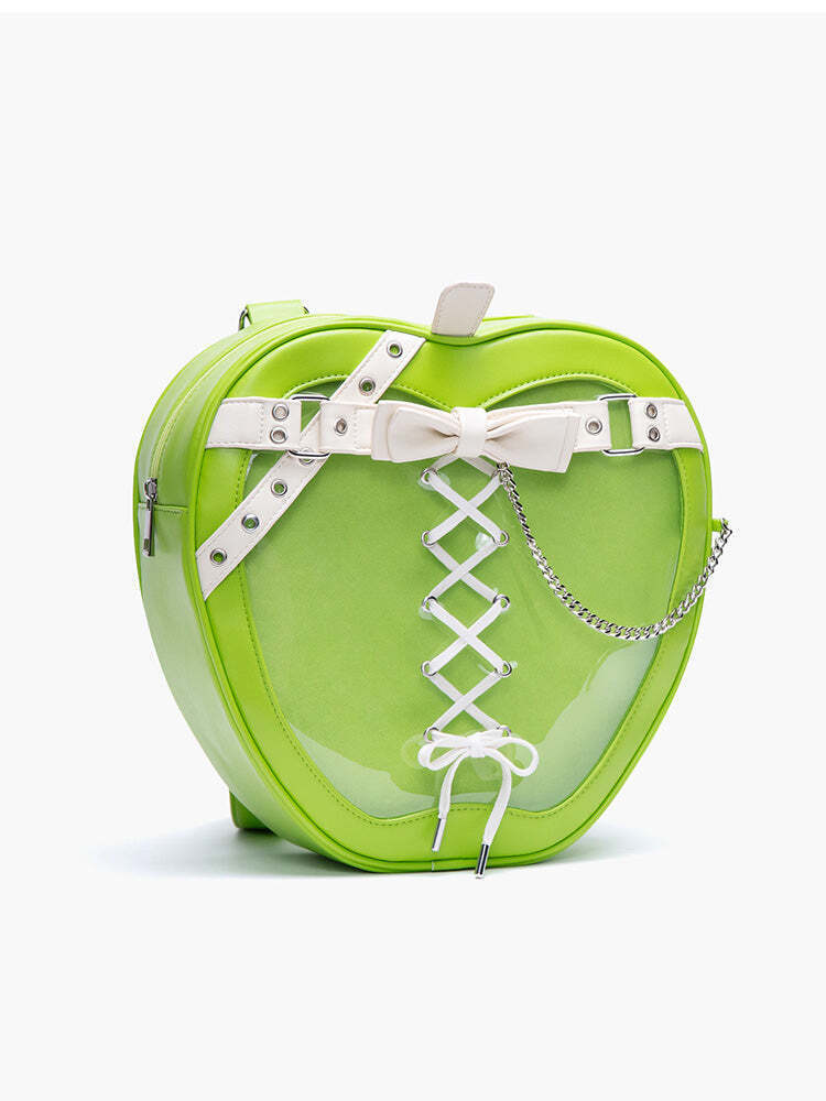 Gothic Apple Ita Backpack with Included Insert for Pin Display Gothic Apple Ita Backpack with Included Insert for Pin Display