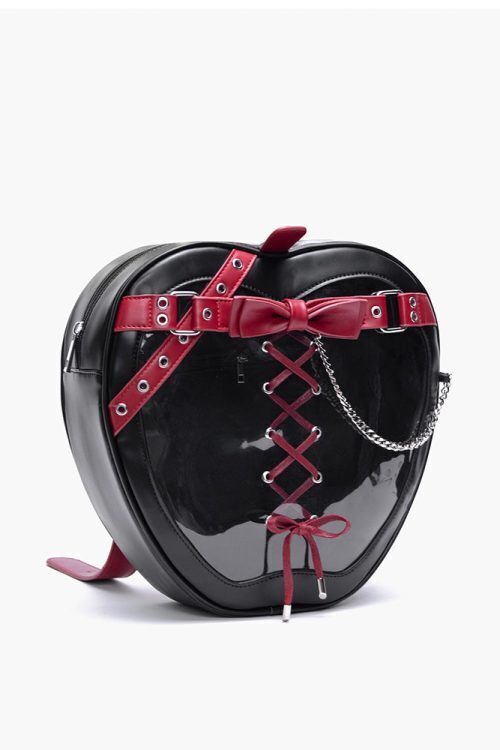 Gothic Apple Ita Backpack with Included Insert for Pin Display