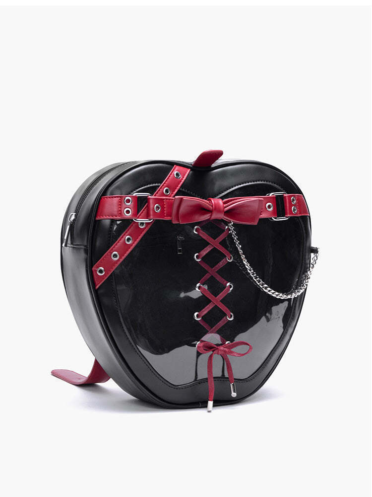 Gothic Apple Ita Backpack with Included Insert for Pin Display Gothic Apple Ita Backpack with Included Insert for Pin Display