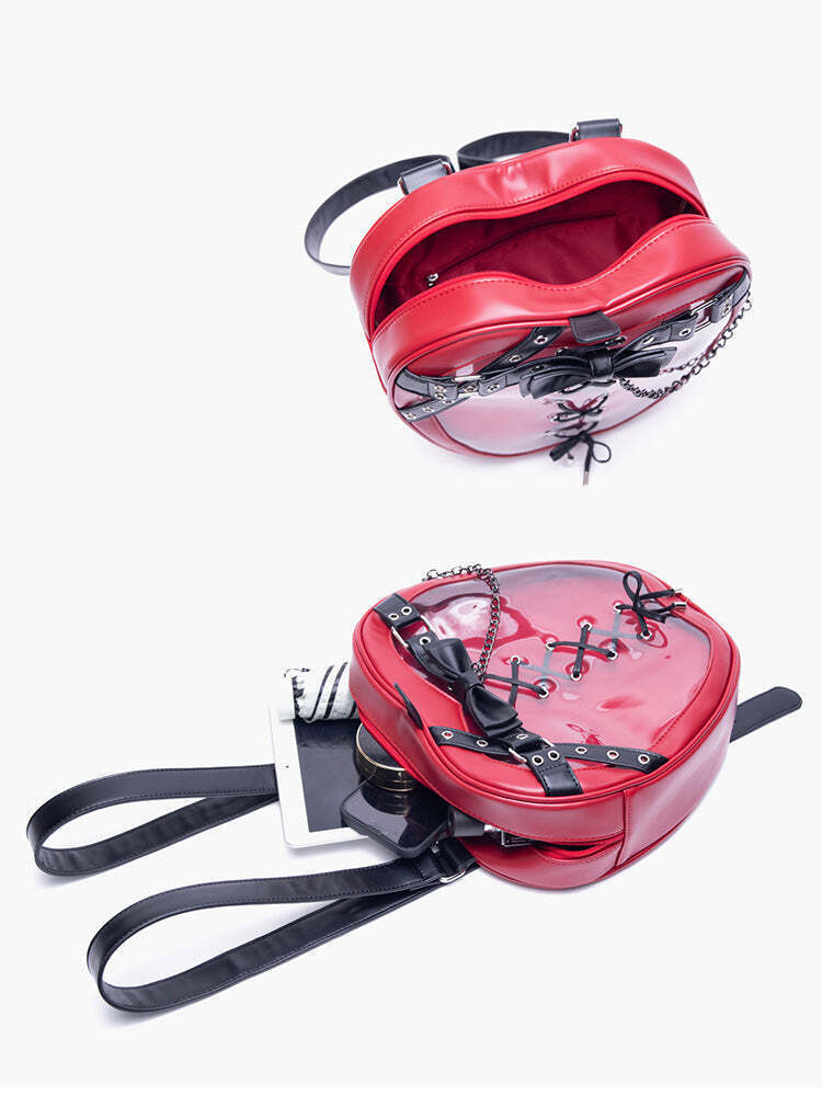 Gothic Apple Ita Backpack with Included Insert for Pin Display Gothic Apple Ita Backpack with Included Insert for Pin Display