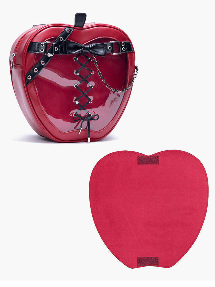 Gothic Apple Ita Backpack with Included Insert for Pin Display Gothic Apple Ita Backpack with Included Insert for Pin Display