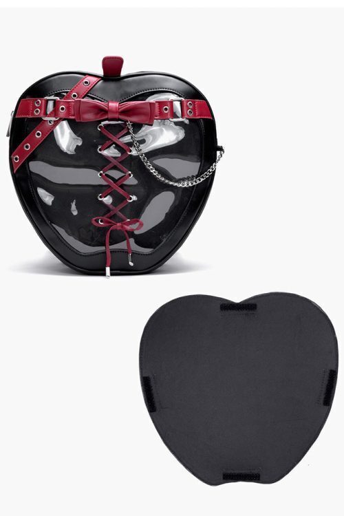 Gothic Apple Ita Backpack with Included Insert for Pin Display