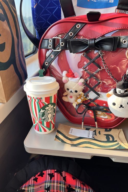 Gothic Apple Ita Backpack with Included Insert for Pin Display