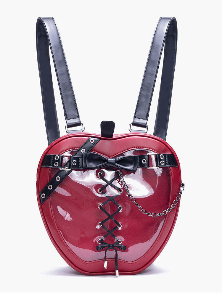 Gothic Apple Ita Backpack with Included Insert for Pin Display Gothic Apple Ita Backpack with Included Insert for Pin Display