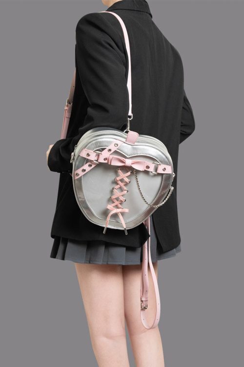 Gothic Apple Ita Backpack with Included Insert for Pin Display