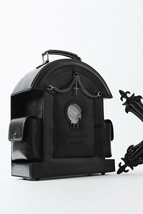 Gothic Ita Bag with Clear Window for Plushies and Pins