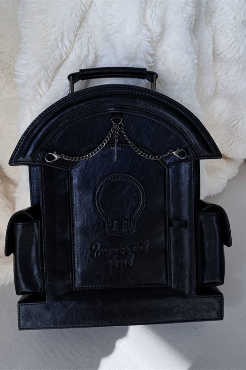 Gothic Ita Bag with Clear Window for Plushies and Pins