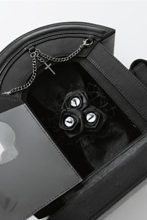 Gothic Ita Bag with Clear Window for Plushies and Pins