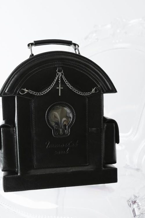 Gothic Ita Bag with Clear Window for Plushies and Pins