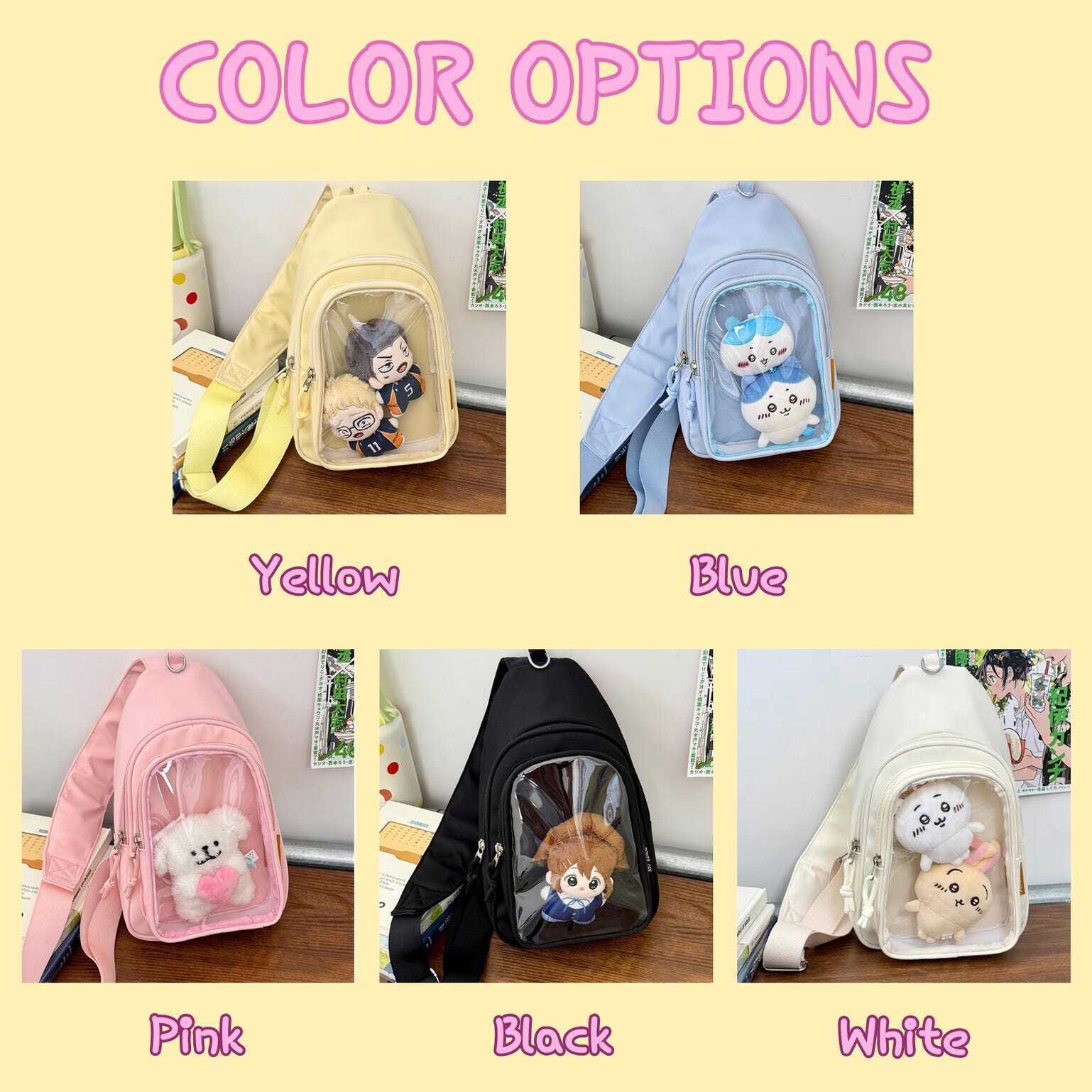 Green Ita Crossbody Bag for Pin Display Green Ita Crossbody Bag for Pin Display