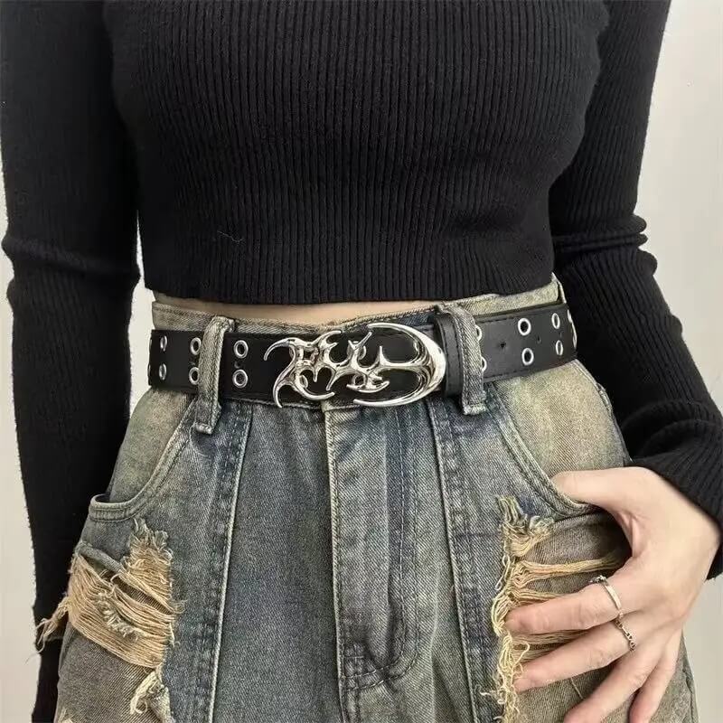 Grommet Buckle Belt