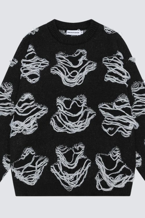 Grunge Distressed Sweater