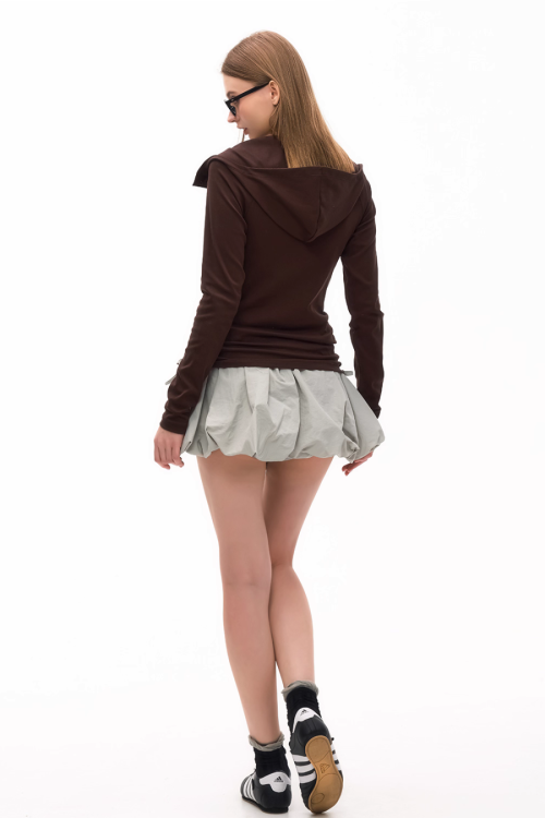 Half Button Long Sleeve Top