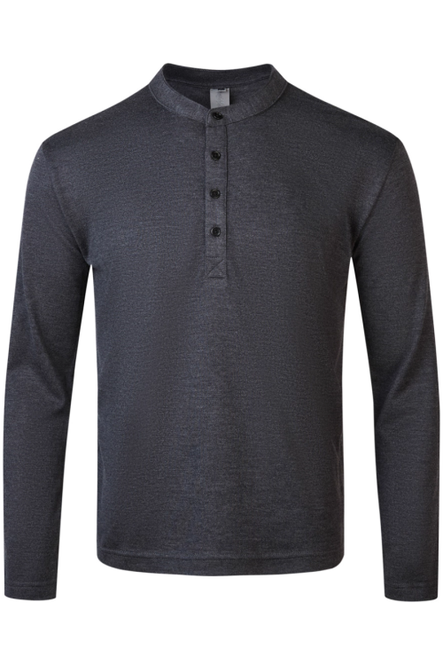 Half Button Loose Long Sleeves