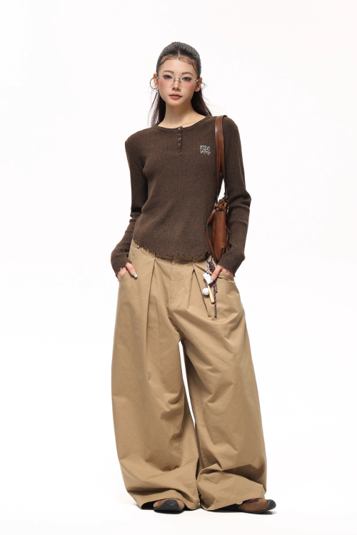 Half-Button Tight Top