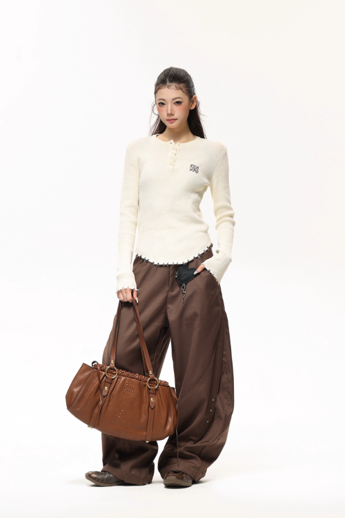 Half-Button Tight Top