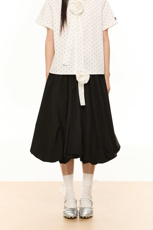 Half-Length Balloon Skirt
