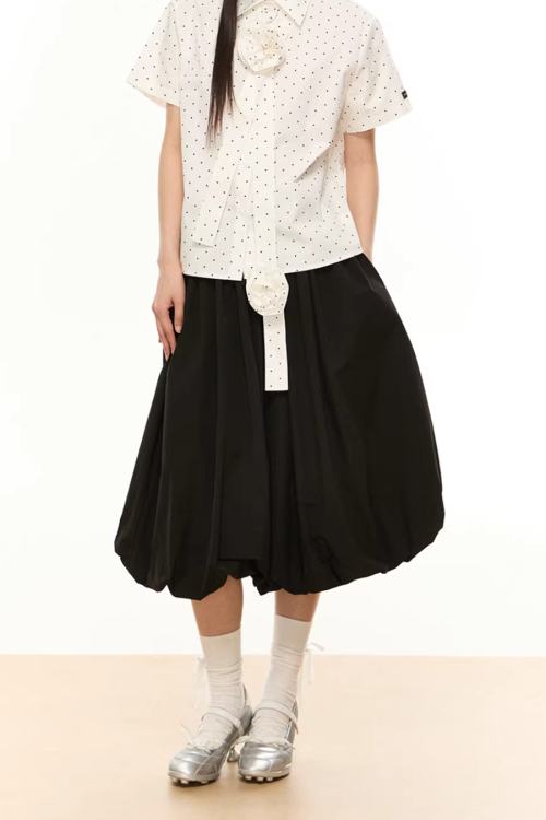 Half-Length Balloon Skirt