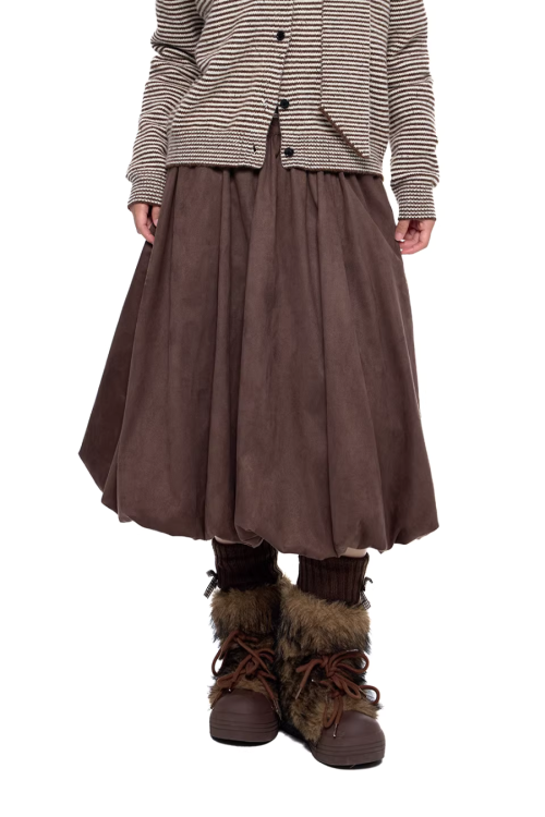 Half-Length Balloon Skirt