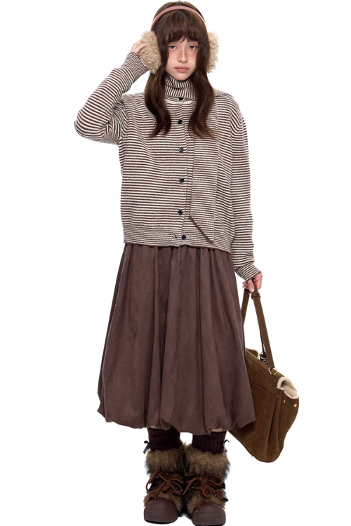 Half-Length Balloon Skirt