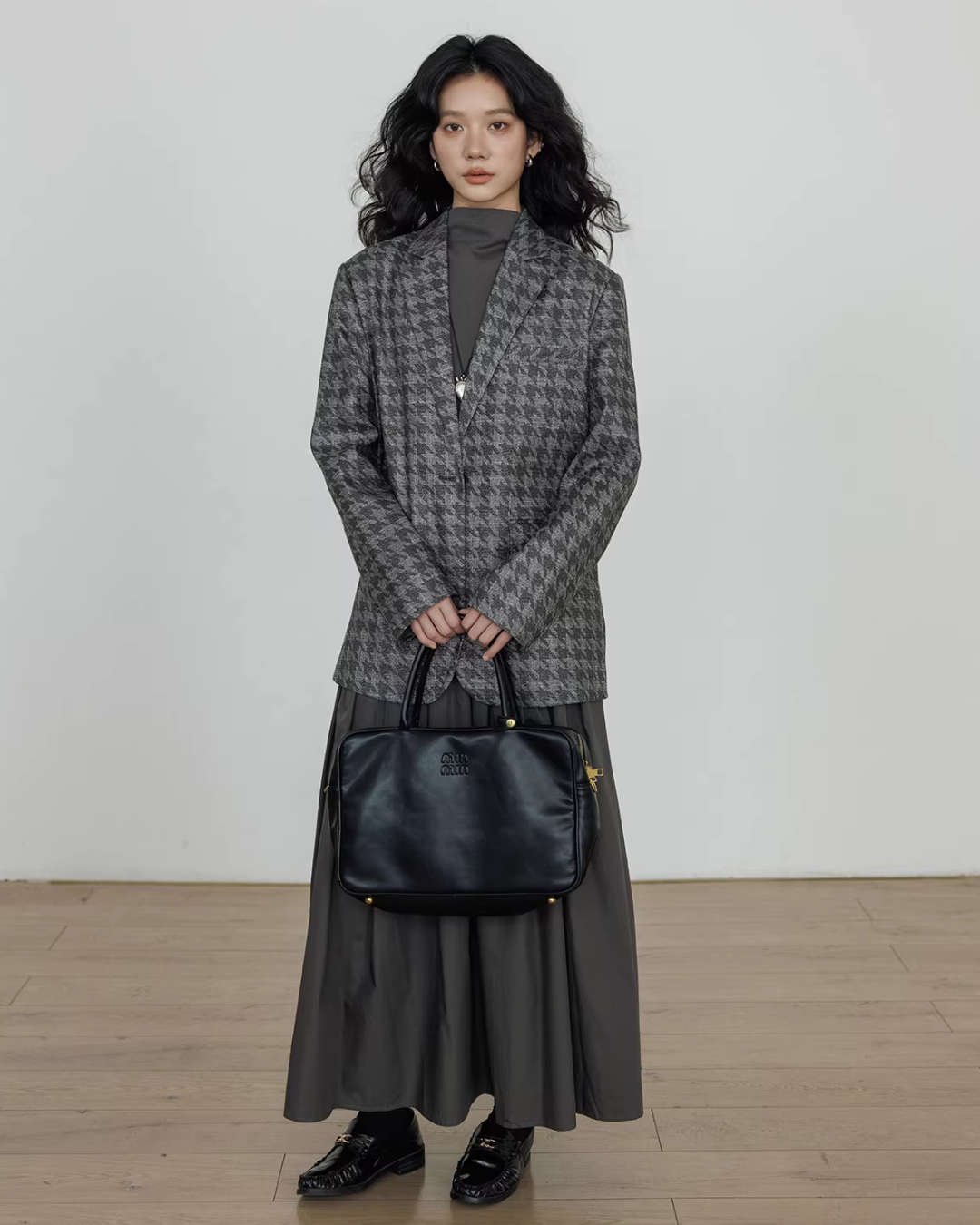 Half-Turtleneck Long Dress Half-Turtleneck Long Dress