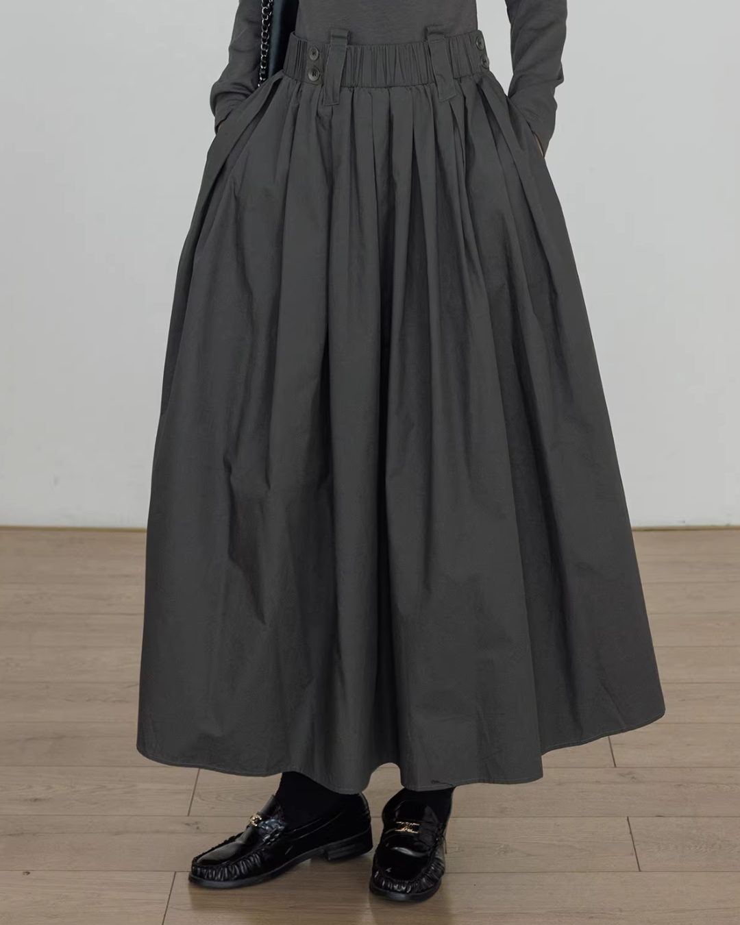 Half-Turtleneck Long Dress Half-Turtleneck Long Dress