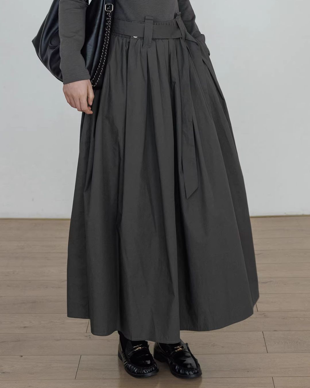 Half-Turtleneck Long Dress Half-Turtleneck Long Dress