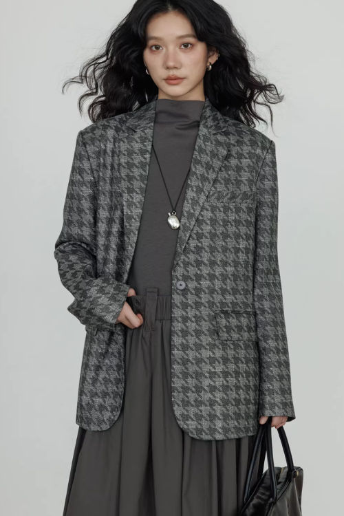 Half-Turtleneck Long Dress