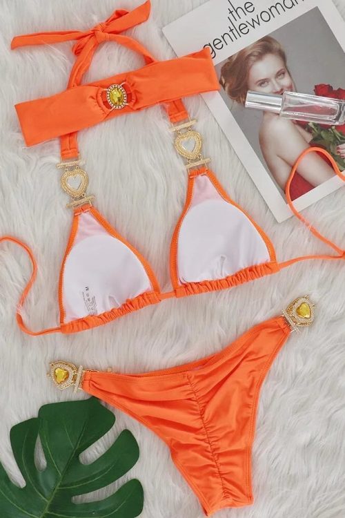 Heart Chain Bikini Set