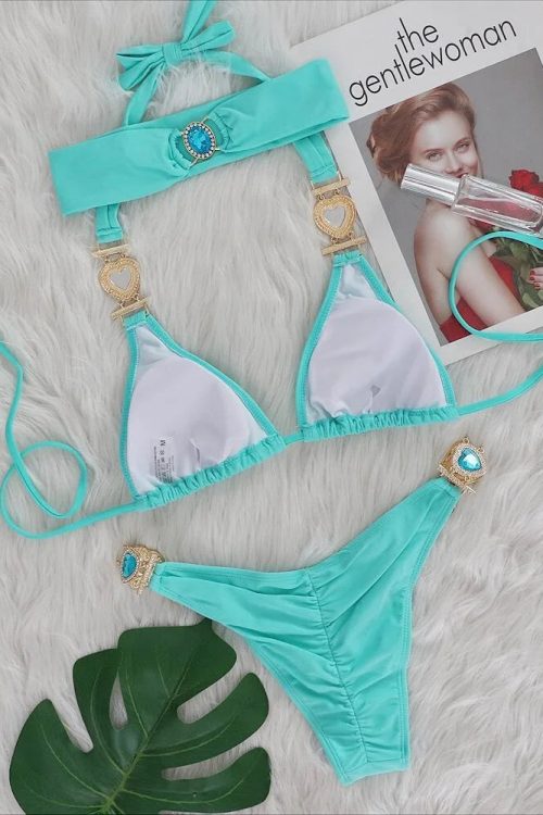 Heart Chain Bikini Set