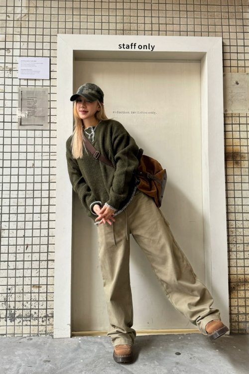 Henry Collar Knit Top