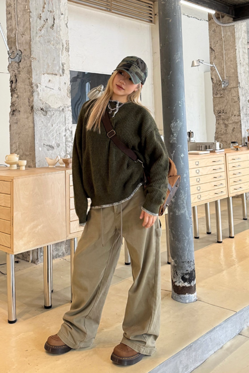 Henry Collar Knit Top