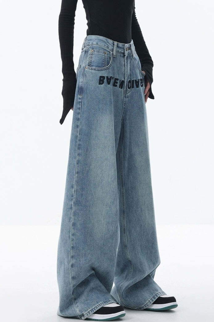 High Rise Embroidered Wide Leg Jeans High Rise Embroidered Wide Leg Jeans