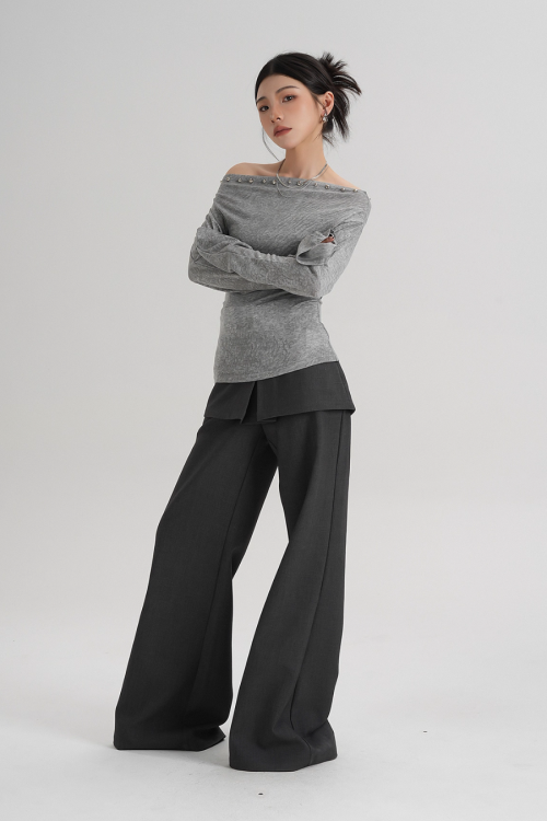 High Waist Skirt Pants