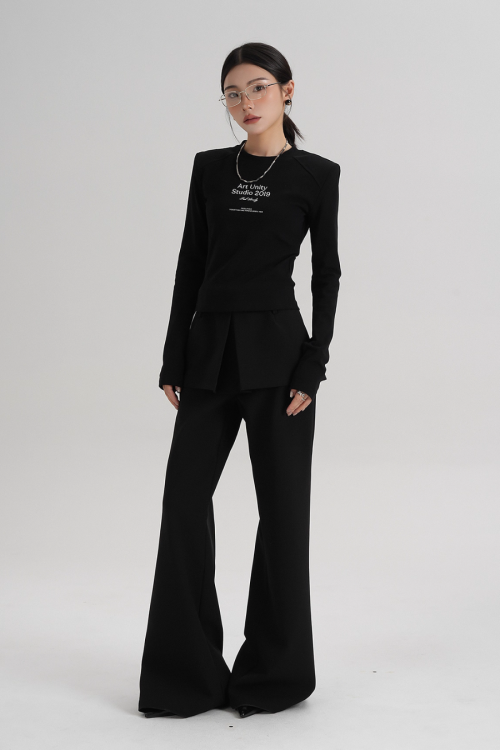 High Waist Skirt Pants