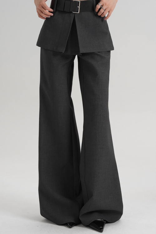 High Waist Skirt Pants