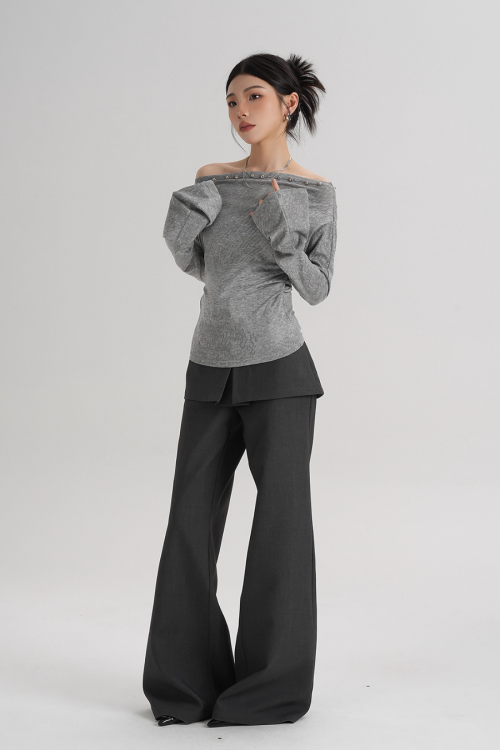 High Waist Skirt Pants